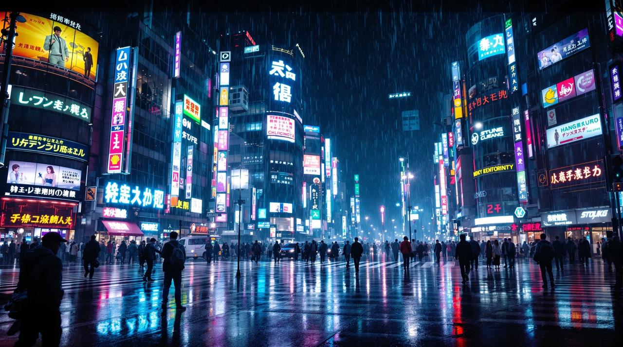 悟空电影院4K:东京霓虹——赛博城市美学